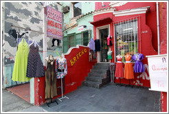 Retro clothing store Brech?ctor Hugo.  Rua Cardeal Arcoverde.  Villa Magdalena neighborhood.