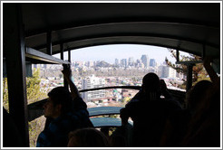 View of Santiago from the funicular, Cerro San Crist?.