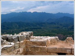 View from Great Wall of China.