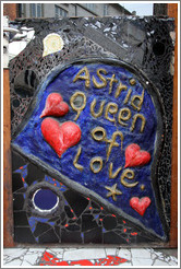 Astrid Queen of Love, on an establishment on Oehlenschl?rgade.  Vesterbro district.