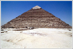 Pyramid of Khafre, the 2nd largest of the pyramids at Giza.