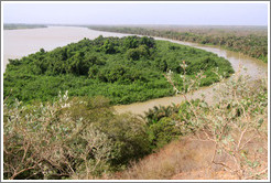 Island known as Little Africa in the River Gambia.