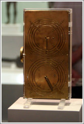 Reconstruction of the Antikythera Mechanism at the National Archaeological Museum.