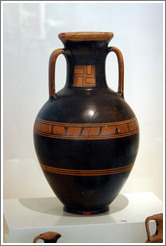 Vase from Thissio, created around 875-800 BC, discovered in 1878.  National Archaeological Museum.