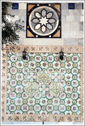 Wall pattern, Al-Jazzar Mosque.  Old town Akko.
