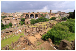 Roman Forum, viewed from Palatine Hill.