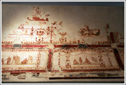 Painted decorations of style IV, 54-68 AD.  Museo Palatino (Palatine Museum).