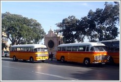 Maltese busses, Pjazza tas-Saqqajja (Saqqajja Square).