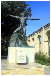 Statue entitled ENEA by Ugo Attardi, Lower Barakka Gardens (Il-Barrakka t'Isfel).