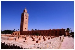 Koutoubia Mosque, the largest mosque in Marrakech.