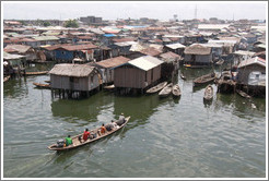 Makoko, a slum on the Lagos Lagoon.
