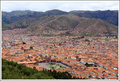 Cusco viewed from Sacsayhuam?