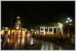 Plaza San Francisco at night, Barranco Neighborhood.