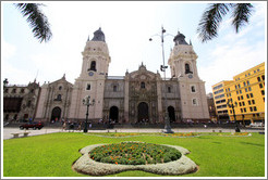Cathedral, Plaza de Armas, Historic Center of Lima.