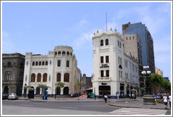 Buildings near the Plaza San Mart? Historic Center of Lima.