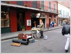 French Quarter. Street performer.