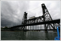 Steel Bridge over Willamette River.