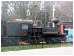Old train near the Snoqualmie Falls.  No longer in service.
